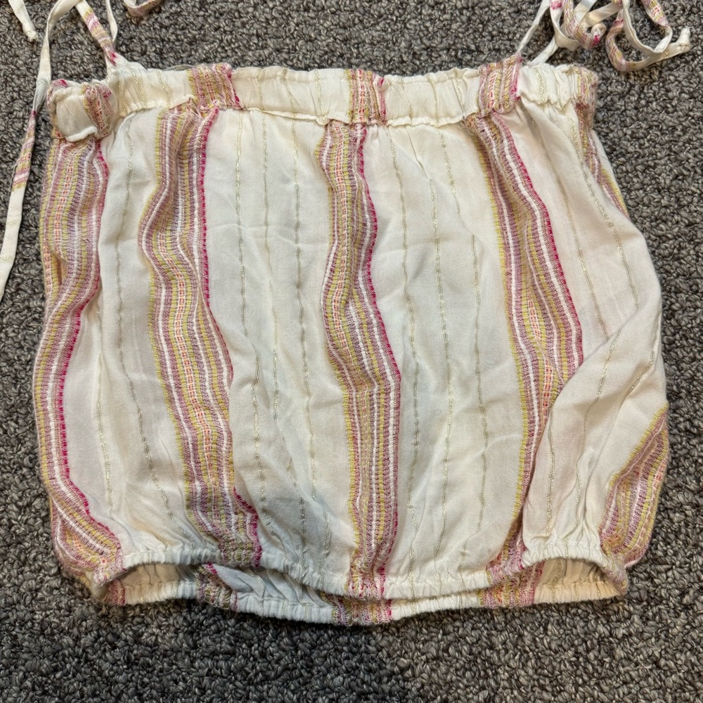 Elan Multicolor Textured Fabric Top - Picture 6 of 7